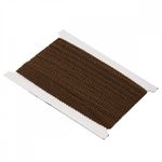 Тесьма Шанель плетеная 8 мм, 0384-0017 цв.30 коричневый уп.9м