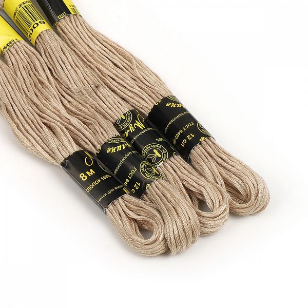 Мулине ПНК им.Кирова цв.6002 св.серый 24х8м С-Пб