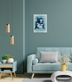 Алмазная (кристальная) мозаика Фрея ALPD-110, на подрамнике Косатки, 30х40 см