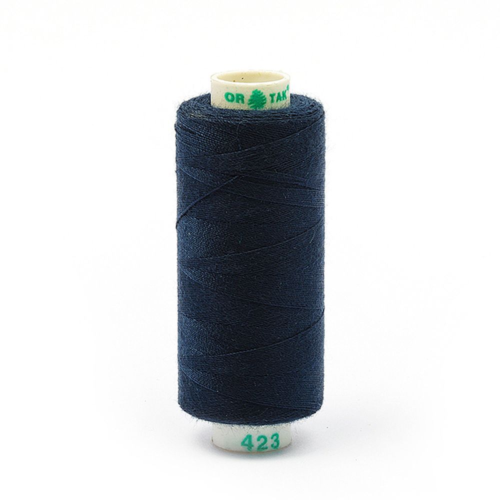 Нитки швейные бытовые Dor Tak 40/2, 366 м / 10 кат., 423 синий