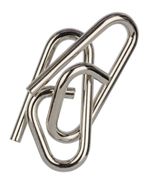 Головоломка металлическая, 1 шт, Петельки 2 элемента, Delfbrick DLM-08