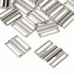 Пряжка-застежка для купальников металл 25.0 мм, 125SW цв.никель уп.10 шт