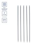 Спицы чулочные 5-ти компл. ⌀6.0 мм, 35 см, 5 шт, с покрытием, Gamma KN-35, УЦЕНКА