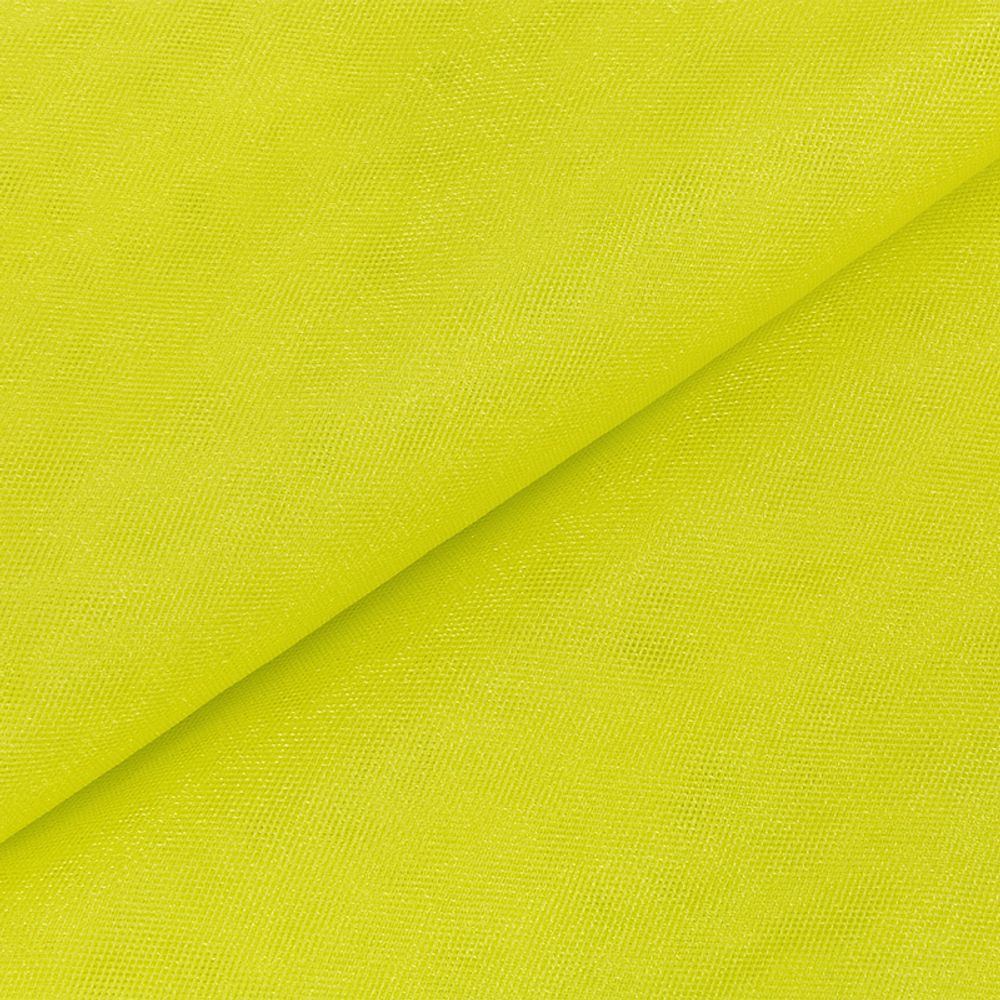 Фатин кристалл 18±2 г/м², 150х150 см, 53 желтый, Gamma FTN-BRN