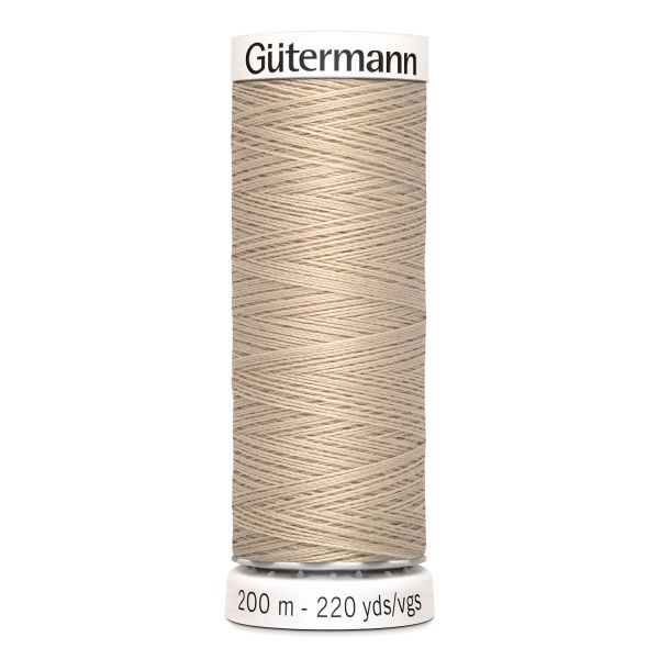 Нитки универсальные Gutermann Sew-all, 200м, 198 серебристый пион, 5 катушек