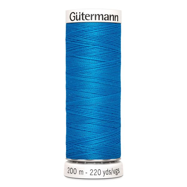 Нитки универсальные Gutermann Sew-all, 200м, 386 королевский синий, 5 катушек