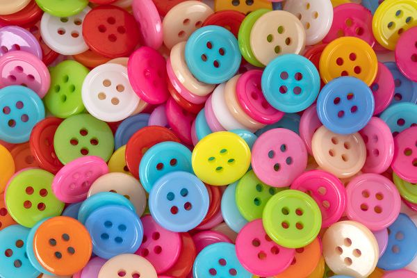 Пуговицы набор для творчества VTN-01 50±5 г, Ассорти, Blitz VTN-01