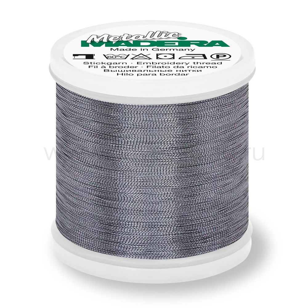 Нитки вышивальные металлизированные Madeira Metallic №40, 200 м, цв. 362, 9842, 5 катушек