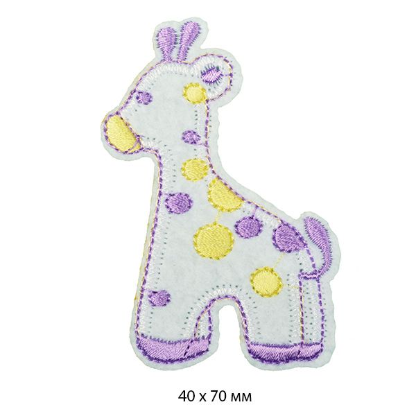 Термоаппликация MG-R1723.3 Жираф цв.3 4х7 см 50 шт