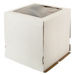 Коробка кондитерская для торта с окном 26.5х26.5х29 см, S-Chief BFC-030