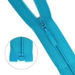 Молния спираль (витая) Arta Т5 (5 мм) 1 зам., разъем., 60 см, цв. 549 бирюза, уп.5 шт