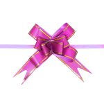 Бант бабочка 1,7х34см, 10 шт в упак, цикламен, 10 шт