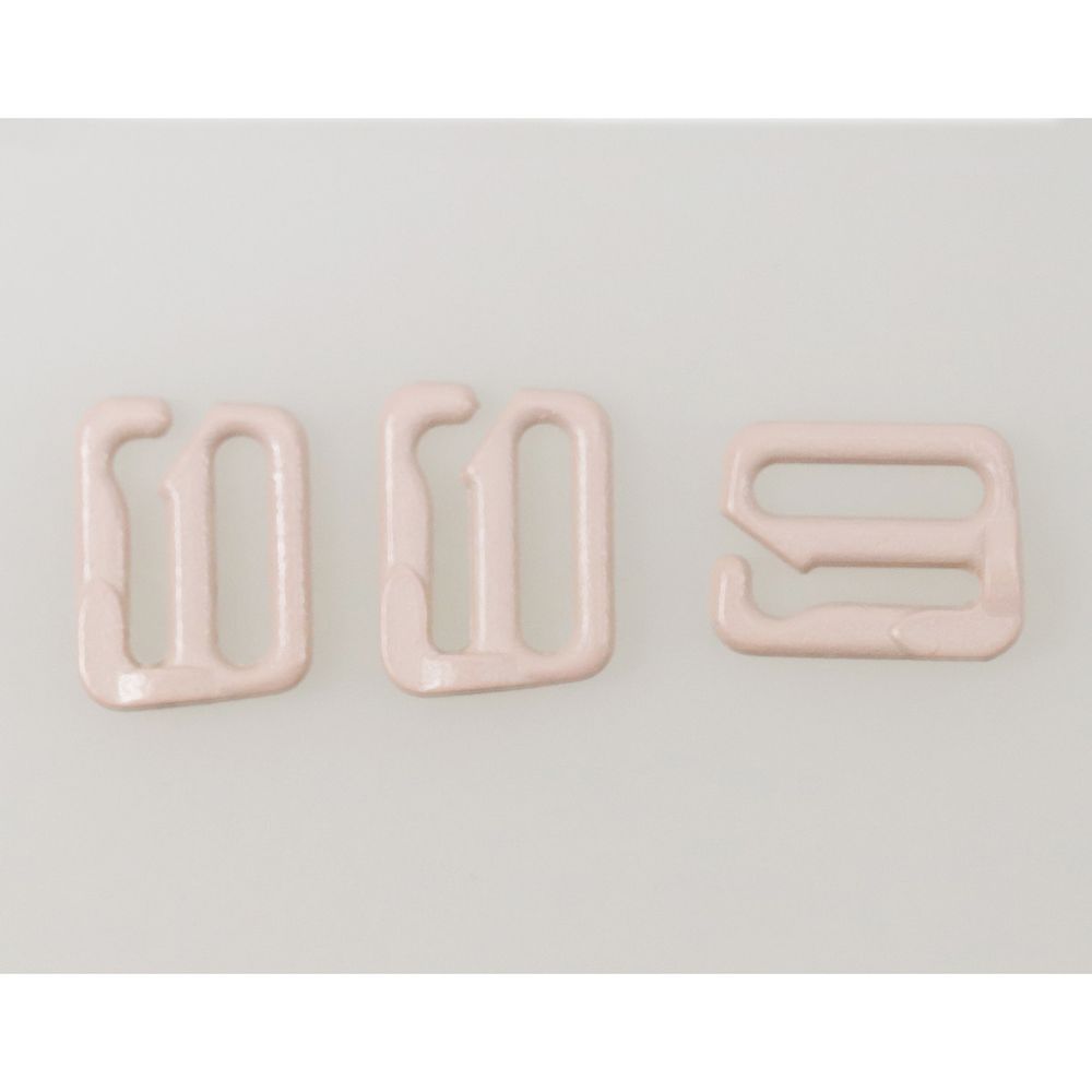 Крючки для бюстгальтера металл 10.0 мм, 168 серебристый пион, Arta, 50 шт