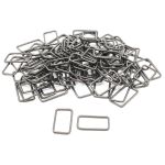 Рамка прямоугольная металл 40х3 мм, чер.никель, 100 шт