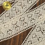 Кружево вязаное (тесьма) 40 мм / 10 метров, TBY.2443A цв.натуральный, Kruzhevo
