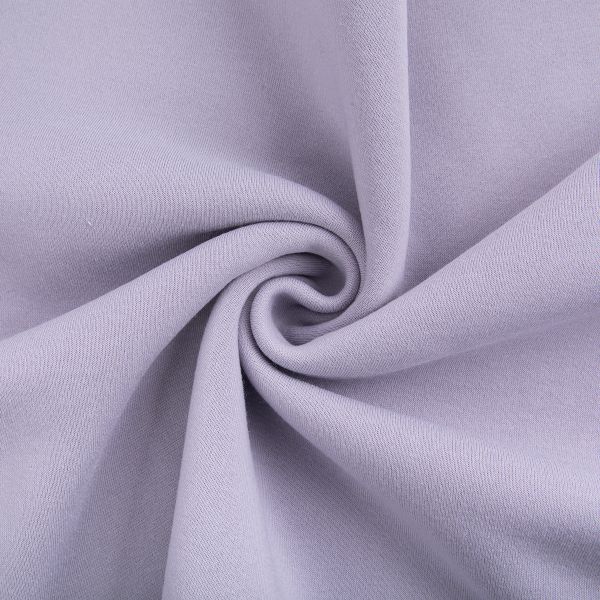Футер 2-нитка с начесом 275 г/м², 150х180±5 см, серо-сиреневый/grey-lilac, Gamma DBKTN