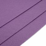 Фетр листовой жесткий 1.0 мм, 160гр, 20х30см, 3 штук Astra&Craft (AF879/YF622 сиреневый)