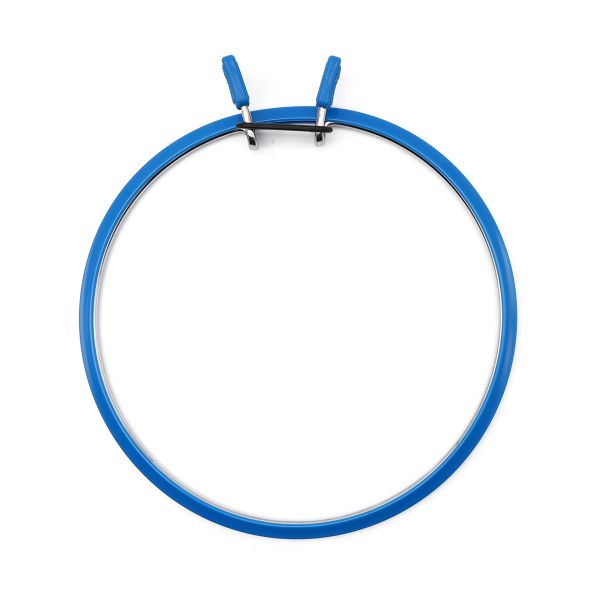 Пяльца пластиковые с металлической застежкой, диаметр 19,5 см Nurge Hobby, 160-1