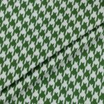 Ткань для пэчворка Peppy Бабушкин сундучок, рулон 112 см / 5 метров, БС-19 гусиная лапка я.зеленый, Peppy