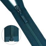 Молния спираль (витая) Arta Т5 (5 мм) 1 зам., разъем., 70 см, цв. 908 морская волна, уп.5 шт