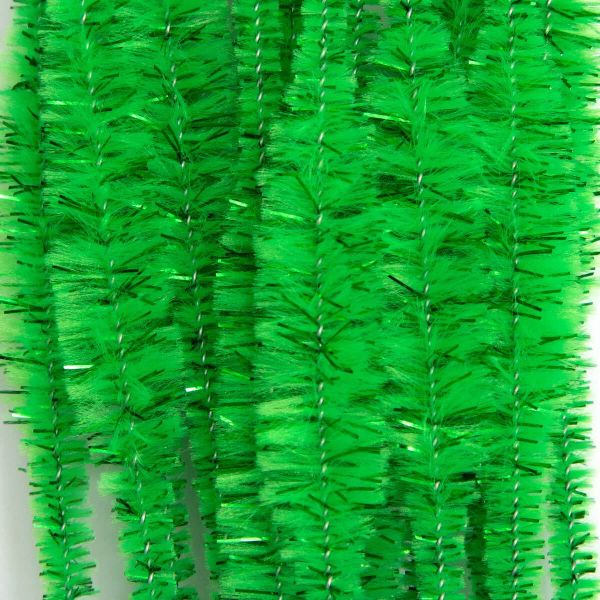 Проволока синельная объемная Цветок 12 мм / 300мм, 15 шт, Astra&Craft (B-039 зеленый)