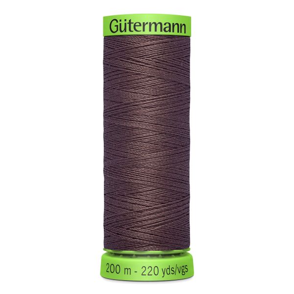 Нитки для тонких тканей Gutermann Extra Fine 150, 200м, 423 корица, 5 катушек