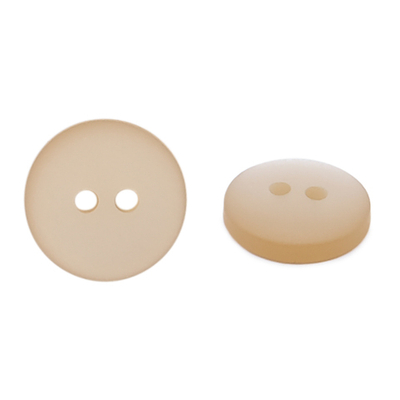 Пуговицы на 2 прокола 18L (11мм), пластик (col.27 светло-бежевый), CR-K18M, 144 шт