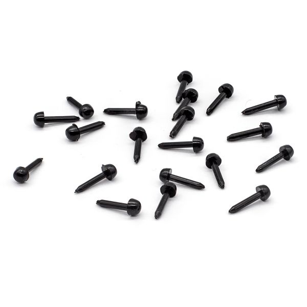 Глаза для кукол и игрушек пласт. 3,5мм*11мм, 20 шт, черный