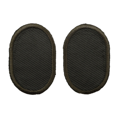 Термоаппликация Овал 4,5х3см, уп., 2 шт, цв.хаки