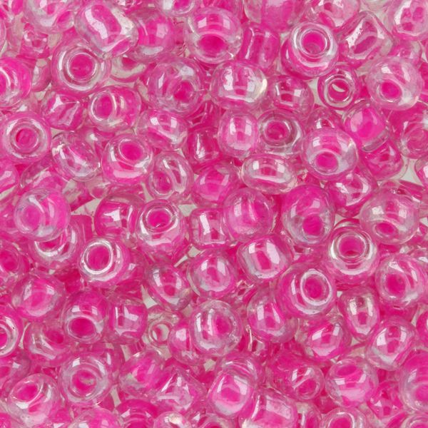 Бисер Zlatka 8/0 (2.9 мм), 100 г (10х10 г), №2217 т.розовый, GR