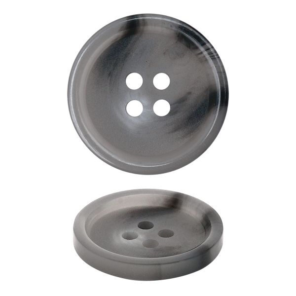 Пуговица 4 прокола 34L=21 мм, Gray, серый, NE144, 36 шт