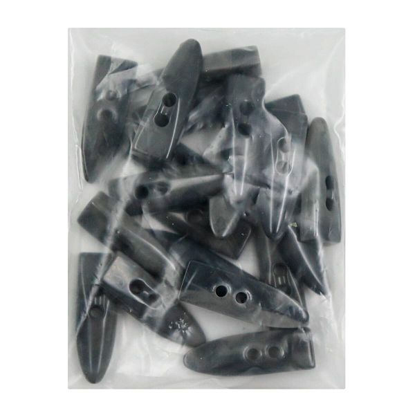 Пуговицы 2 прокола (3.02-1344-46) (т.серый мрамор), Б28, 20 шт