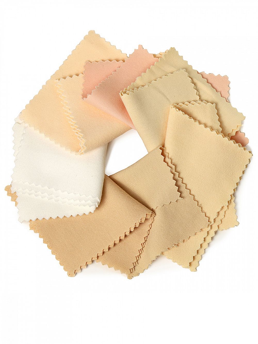 Ткань трикотажная 230 г/м², 185 см / 1 метр, 98% хлопок 2% эластан, арт.TBY.ZD8662, цв.05 бежевый