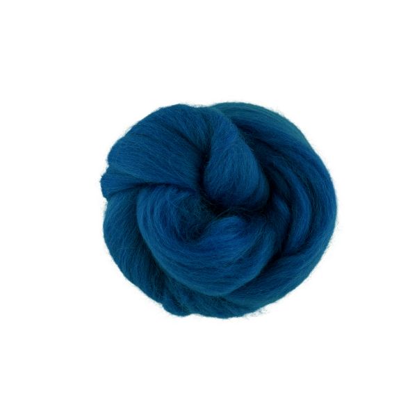Шерсть для валяния (до 29 мкр), 50 г. 0331 морская волна, Gamma TFS-050