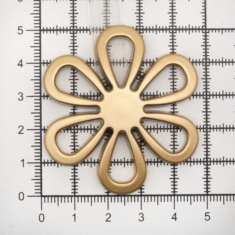 Клипсы для штор магнитные "Ромашка" с лентой, 4