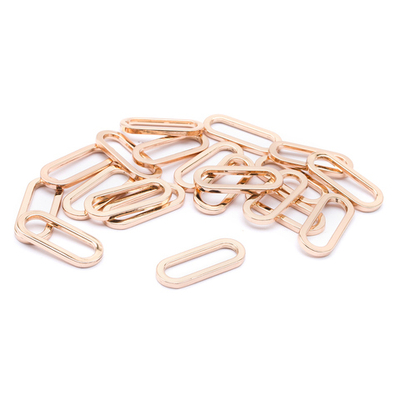 Рамка овальная металл 20 мм (золото), ГНУ13818, 20 шт