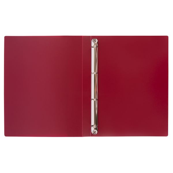 Папка на 4 О-кольцах A4 700 мкм 25 мм, 4 шт, d-17 мм, рубиновый new EC211400126, Expert Complete