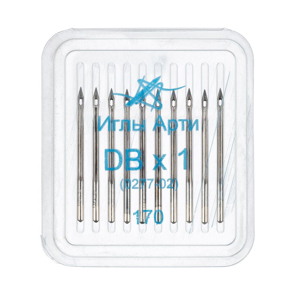 Иглы для промышленных швейных машин Арти 0277-02 (№90-200), 10 шт, №170