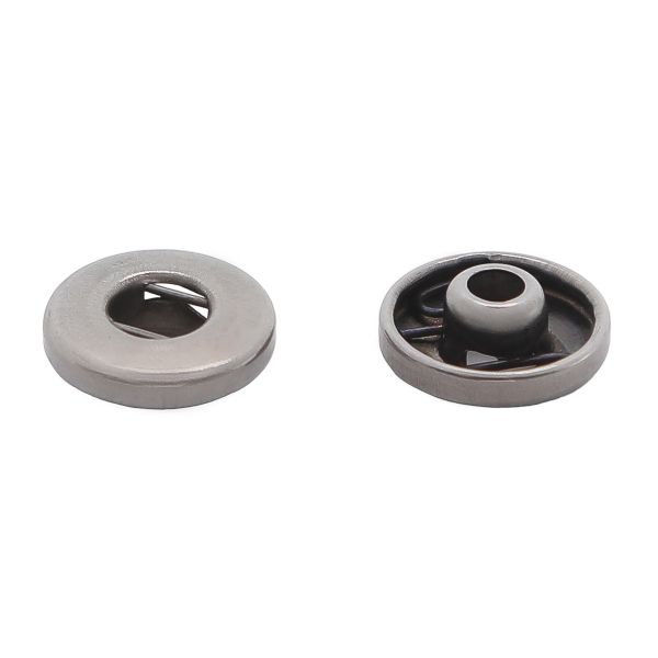 Кнопка Альфа (S-образная) ⌀10.0 мм, ≈144 шт, СТАЛЬ, черный никель, NEW STAR