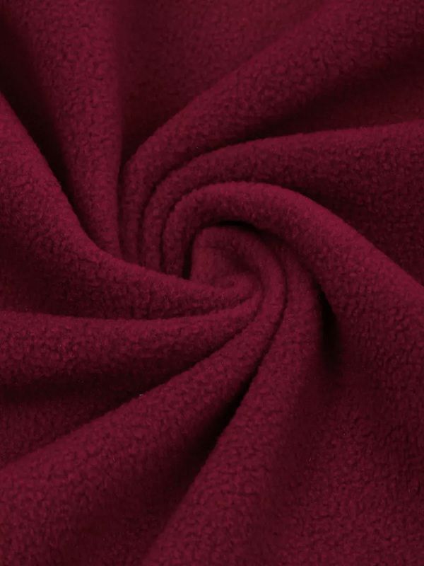Флис 2-сторонний 190 г/м², 150 см / 10 метров, N-TBY-0059-273, цв.S273 бордовый