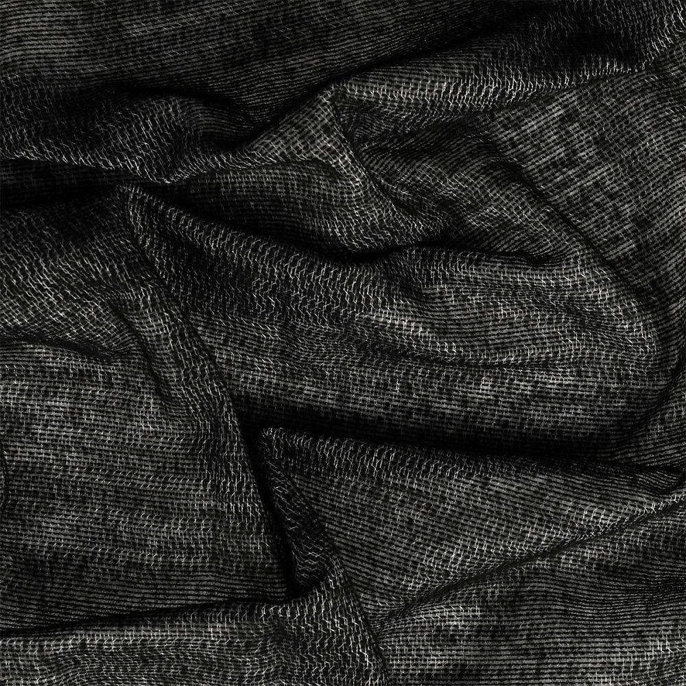 Дублерин трикотажный 80 г/м², 150 см / 100 метров, 132 TD/BK черный, IdealTex