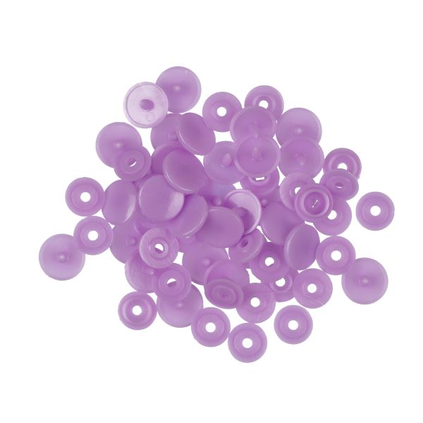 Кнопка рубашечная установочная пластик ⌀10 мм, 500 шт, 013 фиолетовый, Micron POM-10/500