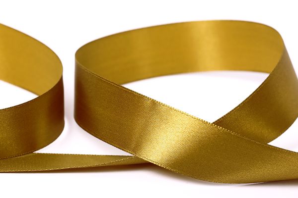 Лента атласная 1-сторонняя 25.0 мм / 33±2 метра, 121 св.охра, Gamma