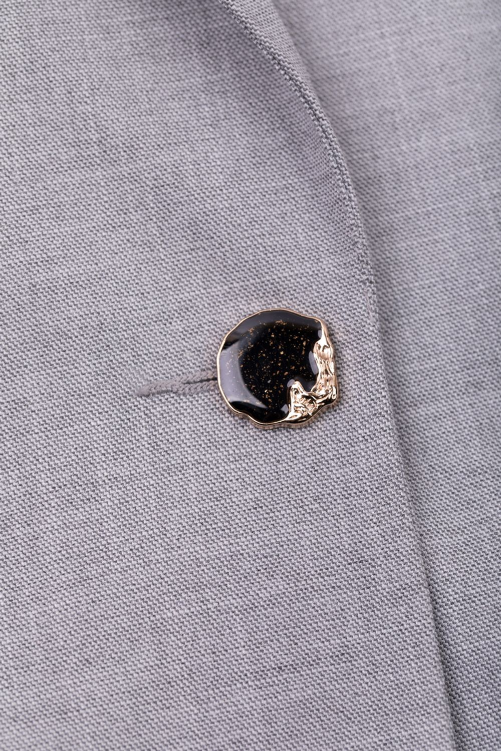 Пуговицы металл 25 мм, 100 шт, 30 золото, Gamma MB 0268