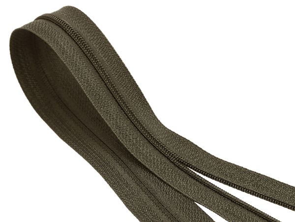 Молния рулонная витая (спираль) Т3 (3 мм) УСИЛЕННАЯ, НА БОБИНЕ, S-157 коричневый (цв.SBS) / кор. 1200 метров