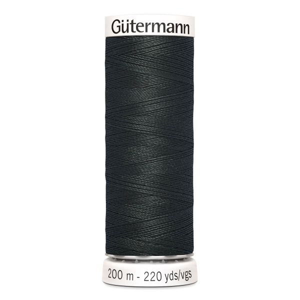 Нитки универсальные Gutermann Sew-all, 200м, 755 мокрый асфальт, 5 катушек