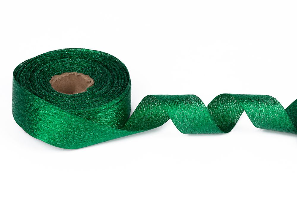 Лента металлизированная 26.0 мм / 25±1 метров, зеленый, Blitz С3432Г17