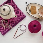 Спицы круговые Knit Pro Cubics 5,5 мм / 40 см, дерево, коричневый, 25126