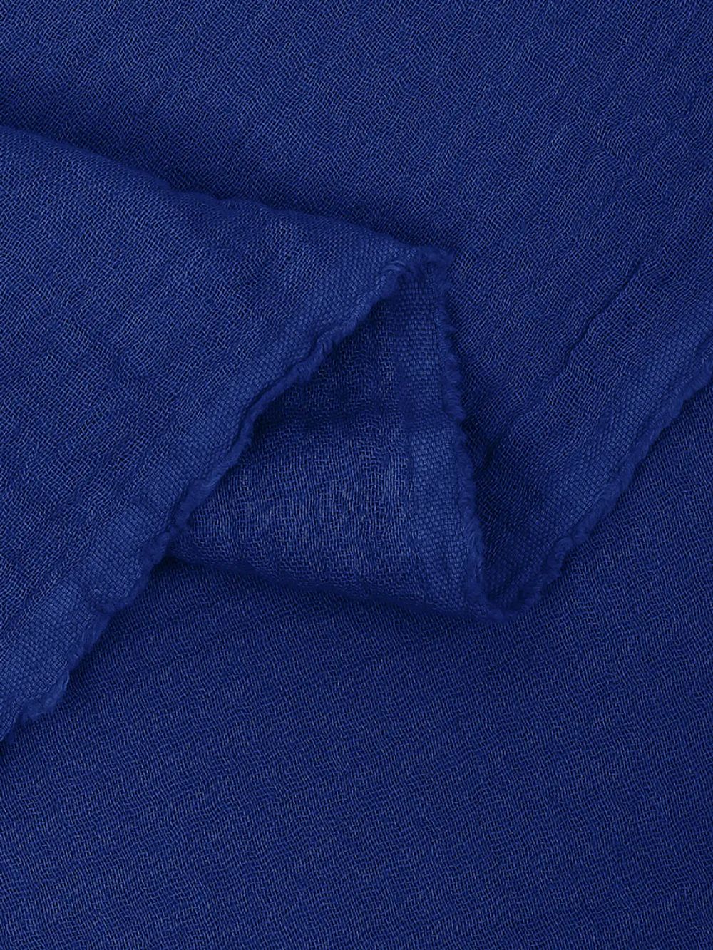 Муслин 125 г/м², 130 см / 2 метра, TBY.Mus.24723.27.2, цв.27 синий