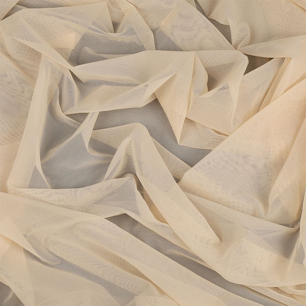 Сетка бельевая эластичная 51 г/м², шир.150 см / 3 метра, KN067 бежевый /03128209.067.3/